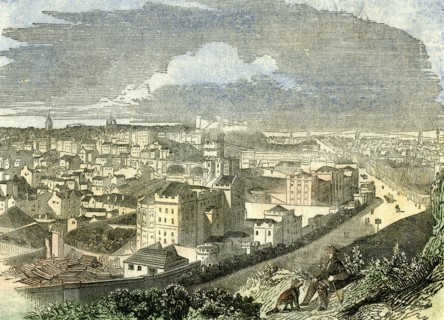 Edinburgh, U.K., 19th century, View, Calton Hill, Scotland
