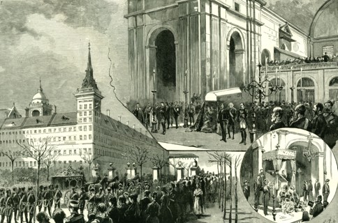 Madrid, Majerit, Spain, 1885, The death of the King of Spain