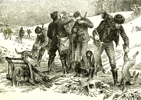 Hunting, Austria, 1891