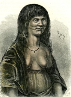 Sipibo woman, Peru, 1869