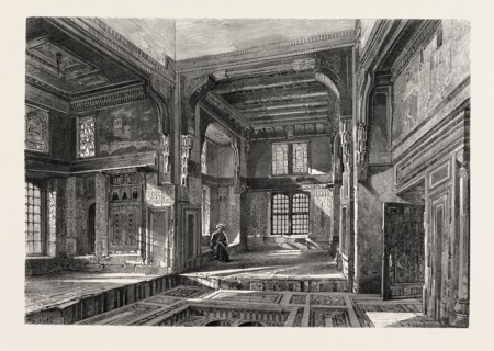mandaraa of the Muftee SheykI I El Muhdi.  Egypt, engraving 1879