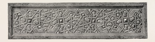 Ornament. Egypt, engraving 1879