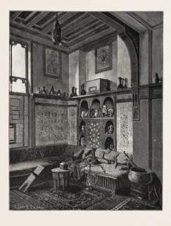 Painting from FRANK DILLON, 1823 - 1909,  british topographical painter, noted for his views of