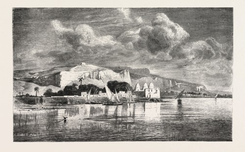 TOURAH. Egypt, engraving 1879