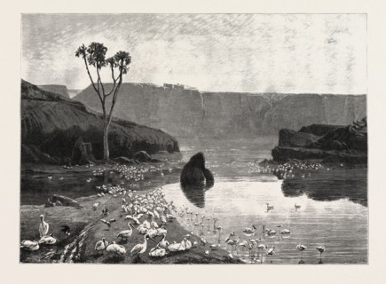 GEBEL EL TAYR. Egypt, engraving 1879