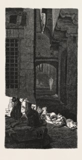 A CONGRESS OF CATS IN THE SUN. Egypt, engraving 1879