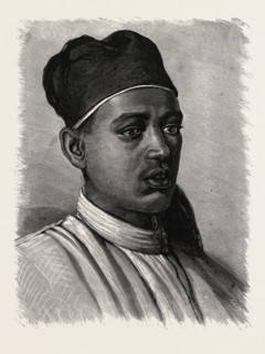 HASHIM, A NATIVE OF ASSOUAN. Egypt, engraving 1879
