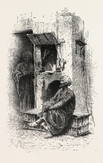 COFFEE. Egypt, engraving 1879