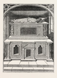 TOMB OF HENRY III, IN WESTMINSTER ABBEY, LONDON, UK