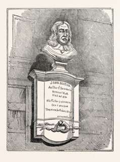 TOMB OF MILTON, IN ST. GILES'S CHURCH, CRIPPLEGATE, UK, britain, british, europe, united kingdom,