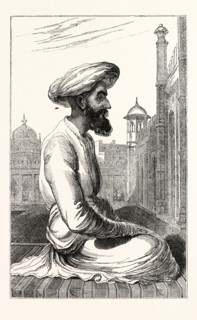A MOHAMMEDAN AT PRAYERS.