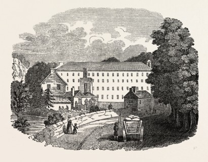 THE FIRST COTTON MILL AT CROMFORD, Derbyshire, England, UK