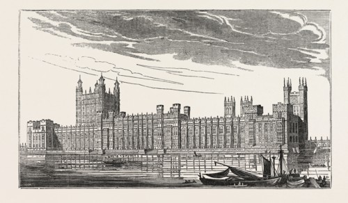 THE NEW HOUSES OF PARLIAMENT, WESTMINSTER, LONDON, UK