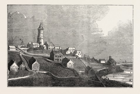 LIGHTHOUSE ON ST. AGNES, ONE OF THE SCILLY ISLANDS