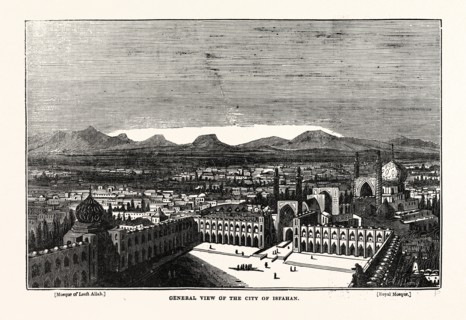GENERAL VIEW OF ISFAHAN. Ispahan, Sepahan or Hispahan, is the capital of Isfahan Province in Iran