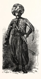 TURKISH BEY, OF BITLESS, KURDISTAN.  Kurdistan refers to parts of eastern Turkey (Turkish