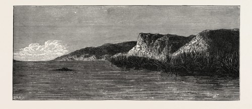 VIEW ON THE BANKS OF THE TIGRIS. The Tigris River is the eastern member of the two great rivers