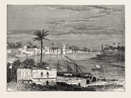 VIEW OF BAGHDAD. Capital of the Republic of Iraq