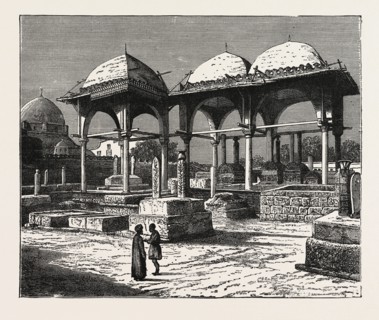 THE TOMBS OF THE MAMELUKES, THE OLD RULERS OF EGYPT, MASSACRED BY MOHAMMED ALI IN 1811. Mamluk,