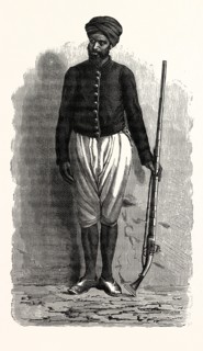 AN ARAB SOLDIER OF TUNIS.