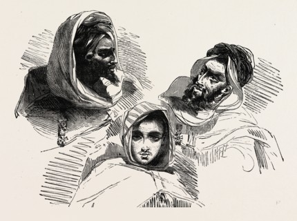 MOORS, several historic and modern populations from North Africa