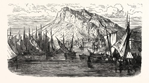 VIEW OF ALICANTE, SPAIN.