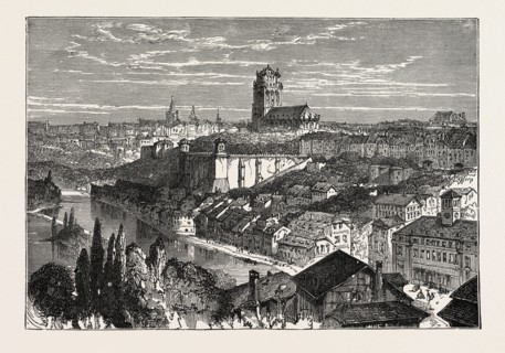 VIEW OF BERNE, THE FEDERAL CAPITAL OF SWITZERLAND