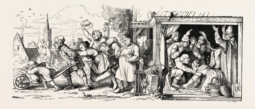 fantastic tales by Ludwig Richter. engraving 1855