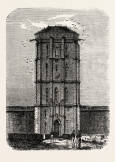 Vincennes The Dungeon. engraving 1855