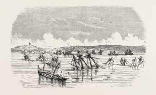 State of the Russian ships, the day after the capture of Sevastopol by the French army. The Crimean