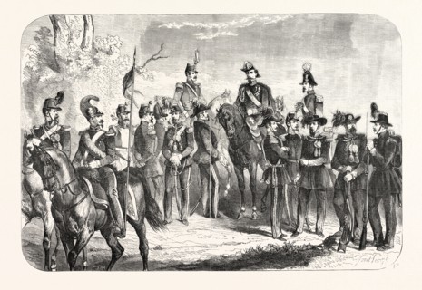 UNIFORMS OF THE ARMY OF SARDE. Cavalry. Dragon-lancer. Sapper. Offic. of Reg. of Savoy. Offic.