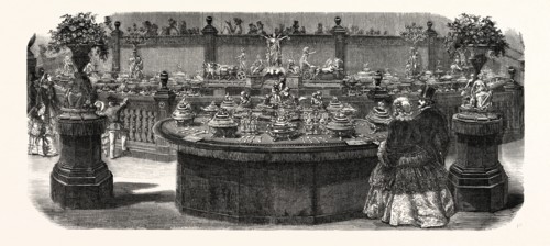 Expo Industry, 1855. Service table ordered from Mr. Christofle, by the Emperor. Paris, France,