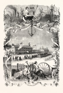 INAUGURATION OF RAILWAY BORDEAUX TONNEINS: First section of the railway du Midi. According to Mr.