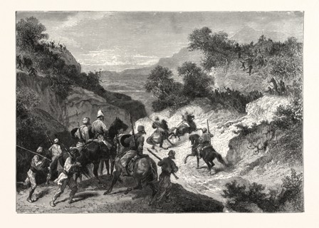 PARLEY WITH BHEELS IN THE BEECHWARRA PASS. Parley is a discussion or conference, especially one