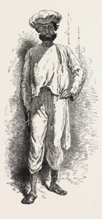 INHABITANT OF THE MATHERAN RANGE, WESTERN GHAUTS. Matheran is a Hill Station and a municipal