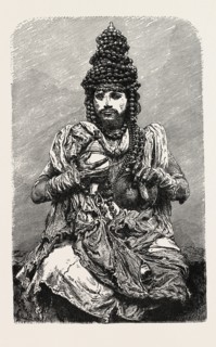 HINDOO RELIGIOUS MENDICANT. The term mendicant refers to begging or relying on charitable