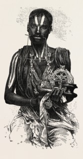 HINDOO FAKIR, INDIA. A Muslim Sufi ascetic in the Middle East and South Asia. The Faqirs were