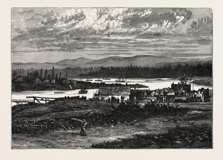VIEW OF THE WESTERN SUBURBS OF VICTORIA, VANCOUVER ISLAND