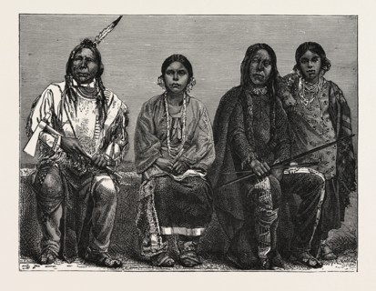 SHOUSWAP INDIANS, BRITISH COLUMBIA