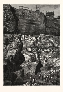 A DIAMOND MINE AT KIMBERLEY, GRIQUALAND WEST