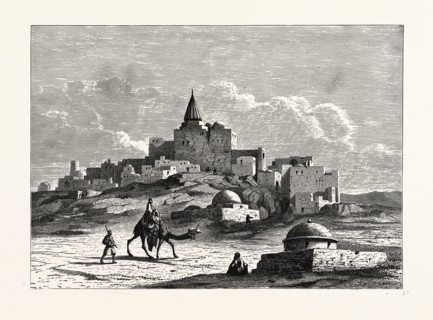THE "TOMB OF JONAH," NEAR THE MOSQUE, ON THE ARTIFICIAL MOUND OF NEBBI YUNIS, NINEVEH