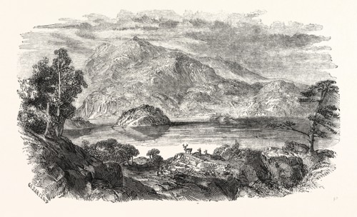 LOCH KATRINE  in the district of Stirling, Scotland. UK, britain, british, europe, united kingdom,