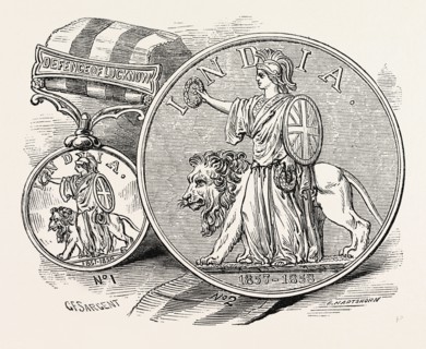 GIVEN BY HER MAJESTY, QUEEN VICTORIA, FOR SERVICES IN INDIA