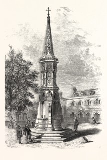 BANBURY CROSS, MEMORIAL CROSS ERECTED IN HONOUR OF THE MARRIAGE OF THE PRINCESS ROYAL. UK, britain,