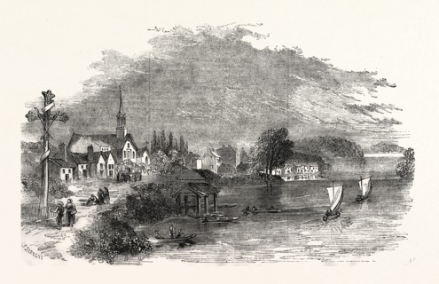 THE RIVER HUDSON, UNITED STATES OF AMERICA, US, USA