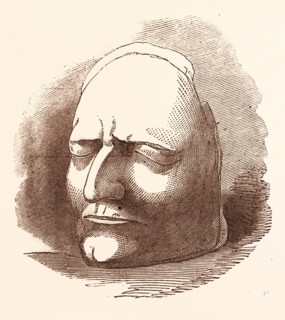 POSTHUMOUS MASK OF SIR ISAAC NEWTON, 25 December 1642 - 20 March 1726, was an English physicist,