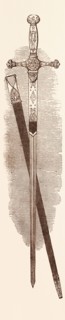 SWORD OF THE EMPEROR NAPOLEON, AT WINDSOR CASTLE, UK, britain, british, europe, united kingdom,
