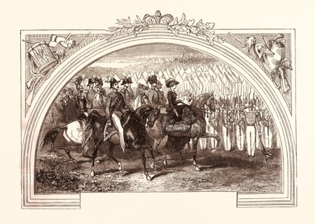 REVIEW AT CHOBHAM BY QUEEN VICTORIA, AUGUST, 1853. Chobham is a village and civil parish in the