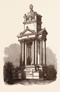 MONUMENT, AT FORFAR, TO THE LATE SIR ROBERT PEEL: DIED JULY 2, 1850. In Angus, Scotland, UK,