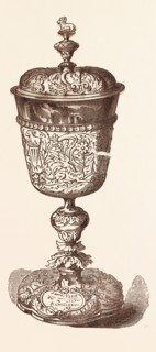 CLOTHWORKERS' COMPANY'S CUP, PEPYS'. The Worshipful Company of Clothworkers was incorporated by